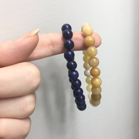 Lapis Lazuli Beaded Bracelet ✨Stone of Heaven✨ - Picture 5 of 5